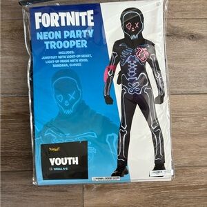 Spirit Neon Party Trooper Kids Costume - Black and Blue